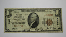 Load image into Gallery viewer, $10 1929 Pleasantville New Jersey NJ National Currency Bank Note Bill Ch.#6508