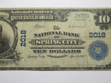 Load image into Gallery viewer, $10 1902 Spring City Pennsylvania PA National Currency Bank Note Bill #2018 FINE