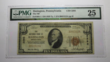 Load image into Gallery viewer, $10 1929 Slatington Pennsylvania PA National Currency Bank Note Bill #2293 VF25