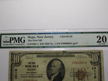 Load image into Gallery viewer, $10 1929 Hope New Jersey NJ National Currency Bank Note Bill Ch. #10118 VF20 PMG