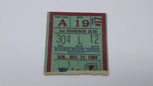 Load image into Gallery viewer, December 21, 1969 New York Rangers Vs. Oakland Seals NHL Hockey Ticket Stub