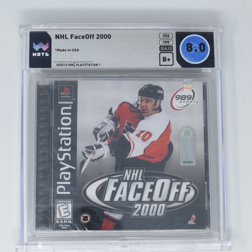 NHL FaceOff 2000 Sony Playstation Factory Sealed Video Game! Wata 8.5 B+ Hockey