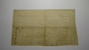 1789 5s Connecticut Comptroller's Office Colonial Currency Note Ralph Pomeroy