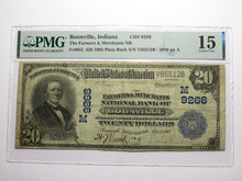 Load image into Gallery viewer, $20 1902 Boonville Indiana IN National Currency Bank Note Bill Ch. #9266 PMG F15