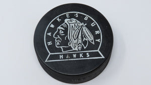 1980's Hawkesbury Hawks Official Viceroy CCHL Game Puck! Not Used Rare Style