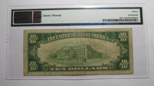 Load image into Gallery viewer, $10 1929 Union City New Jersey NJ National Currency Bank Note Bill #9544 F15 PMG