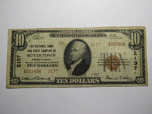 Load image into Gallery viewer, $10 1929 Boyertown Pennsylvania PA National Currency Bank Note Bill #2137 FINE!