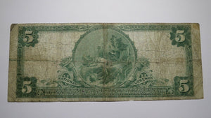 $5 1902 Gaffney South Carolina SC National Currency Bank Note Bill Ch. #10655