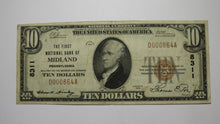 Load image into Gallery viewer, $10 1929 Midland Pennsylvania PA National Currency Bank Note Bill! Ch #8311 VF