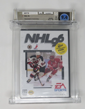 Load image into Gallery viewer, New NHL &#39;96 Hockey Sega Genesis Factory Sealed Video Game Wata Graded 9.4 B+