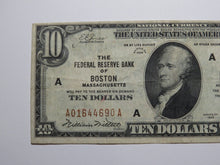 Load image into Gallery viewer, $10 1929 Boston Massachusetts National Currency Federal Reserve Bank Note VF+