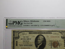 Load image into Gallery viewer, $10 1929 Minco Oklahoma OK National Currency Bank Note Bill Ch.#8644 VF25 PMG