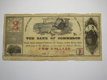 Load image into Gallery viewer, $2 1865 New Haven Connecticut Obsolete Currency Bank Note Bill Business College