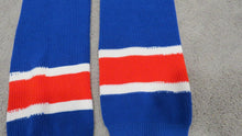 Load image into Gallery viewer, 1990&#39;s Michel Goulet Alumni Game Hockey Socks HOF RARE NHL!