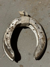 Load image into Gallery viewer, Whatsdachances Darby Dan Farm Racehorse Used Worn Horse Shoes Horseshoes