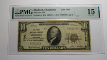 Load image into Gallery viewer, $10 1929 Medford Oklahoma OK National Currency Bank Note Bill Ch. #5796 F15 PMG