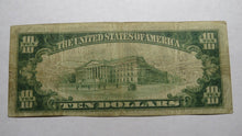 Load image into Gallery viewer, $10 1929 Quaker City Ohio OH National Currency Bank Note Bill Ch. #1989 FINE