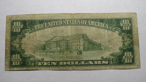 $10 1929 Quaker City Ohio OH National Currency Bank Note Bill Ch. #1989 FINE