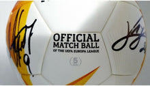 Load image into Gallery viewer, 2020-21 Match Used Napoli Sociedad UEFA Europa League Soccer Ball! Team Signed!