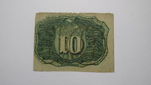 Load image into Gallery viewer, 1863 $.10 Second Issue Fractional Currency Obsolete Bank Note Bill 2nd FINE!