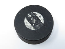 Load image into Gallery viewer, 1987 Vintage CFGM Radio Station Bullshooters Game Used OHA Official Hockey Puck