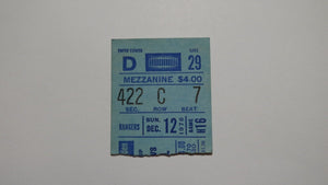 December 12, 1976 New York Rangers V Canadiens Hockey Ticket Stub Gilbert 1000th