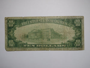 $10 1929 Beatrice Nebraska National Currency Bank Note Bill Charter #2357 RARE