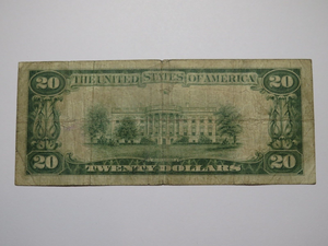 $20 1929 St. Louis Missouri MO National Currency Bank Note Bill Charter #170