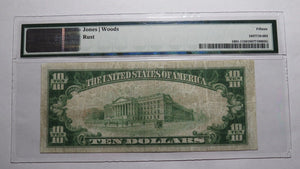 $10 1929 Marietta Ohio OH National Currency Bank Note Bill Ch. #4164 F15 PMG