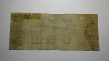 Load image into Gallery viewer, $1 1856 Laurel Connecticut CT Obsolete Currency Bank Note Bill! Thames Bank!