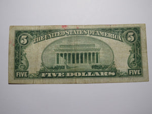 $5 1929 Oakdale Pennsylvania PA National Currency Bank Note Bill Ch. #5327 FINE