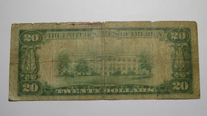 $20 1929 Stevens Point Wisconsin WI National Currency Bank Note Bill! #3001 RARE