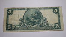 Load image into Gallery viewer, $5 1902 Saint Peter Illinois IL National Currency Bank Note Bill Ch #9896 VF+ St