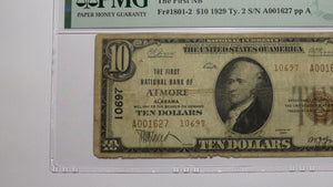 $10 1929 Atmore Alabama AL National Currency Bank Note Bill Ch. #10697 PMG F15