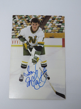 Load image into Gallery viewer, Tom McCarthy Minnesota North Stars Signed Autographed Original NHL 5X3 Photo