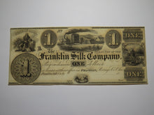 Load image into Gallery viewer, $1 18__ Franklin Ohio OH Obsolete Currency Bank Note Bill Remainder Silk Company