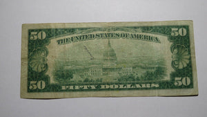 $50 1929 Lowville New York NY National Currency Bank Note Bill #2426 Low Serial