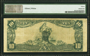 $10 1902 Long Branch New Jersey NJ National Currency Bank Note Bill Ch #6038 F15