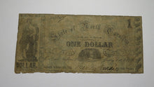 Load image into Gallery viewer, $1 1861 Raleigh North Carolina Obsolete Currency Bank Note Bill State of NC 