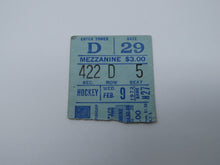 Load image into Gallery viewer, February 9, 1972 New York Rangers Vs. Chicago Blackhawks NHL Hockey Ticket Stub