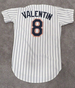 1992 Jose Valentin San Diego Padres Game Used Worn Issued MLB Baseball Jersey!