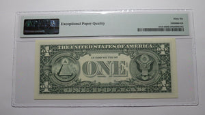 $1 1993 Repeater Serial Number Federal Reserve Currency Bank Note Bill UNC66EPQ