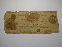 Load image into Gallery viewer, $.50 1861 Winchester Virginia VA Obsolete Currency Bank Note Bill Corp. of Win.