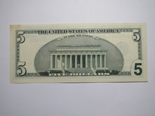 Load image into Gallery viewer, $5 1999 Overinking Error Federal Reserve Bank Note Currency Bill Crisp UNC+++