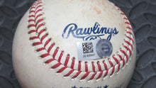 Load image into Gallery viewer, 2020 Hanser Alberto Baltimore Orioles Game Used RBI Double MLB Baseball! 2B Hit!