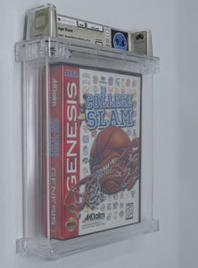 College Slam Basketball Sega Genesis Factory Sealed Video Game Wata Graded 9.6