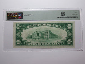 $10 1929 Augusta Kansas KS National Currency Bank Note Bill Ch. #6643 PMG VF30