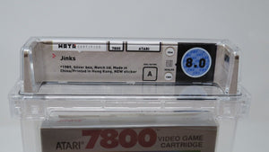 Brand New Unopened Jinks Atari 7800 Sealed Video Game! Wata Graded 8.0 Seal A