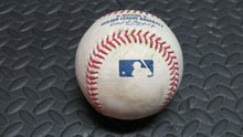 Load image into Gallery viewer, 2020 Nate Lowe Tampa Bay Rays RBI Single Game Used MLB Baseball! Cole Sulser