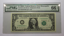 Load image into Gallery viewer, 2 $1&amp;$5 1988 2009 Matching Near Solid Serial Numbers Federal Reserve Bank Notes